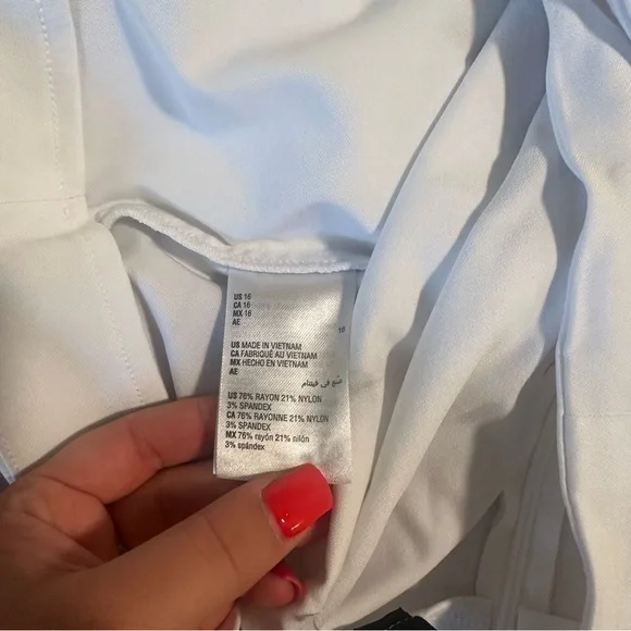 INC White Wrap Skort for Women - Picture 10 of 10